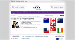Desktop Screenshot of apexstudent.com